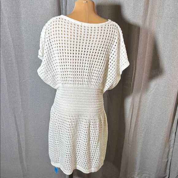 Cup she White Crochet Swim Cover-Up - Picture 9 of 15